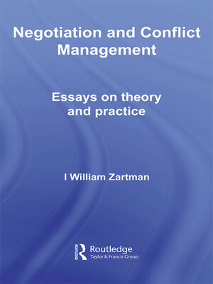 cover image of Negotiation and Conflict Management